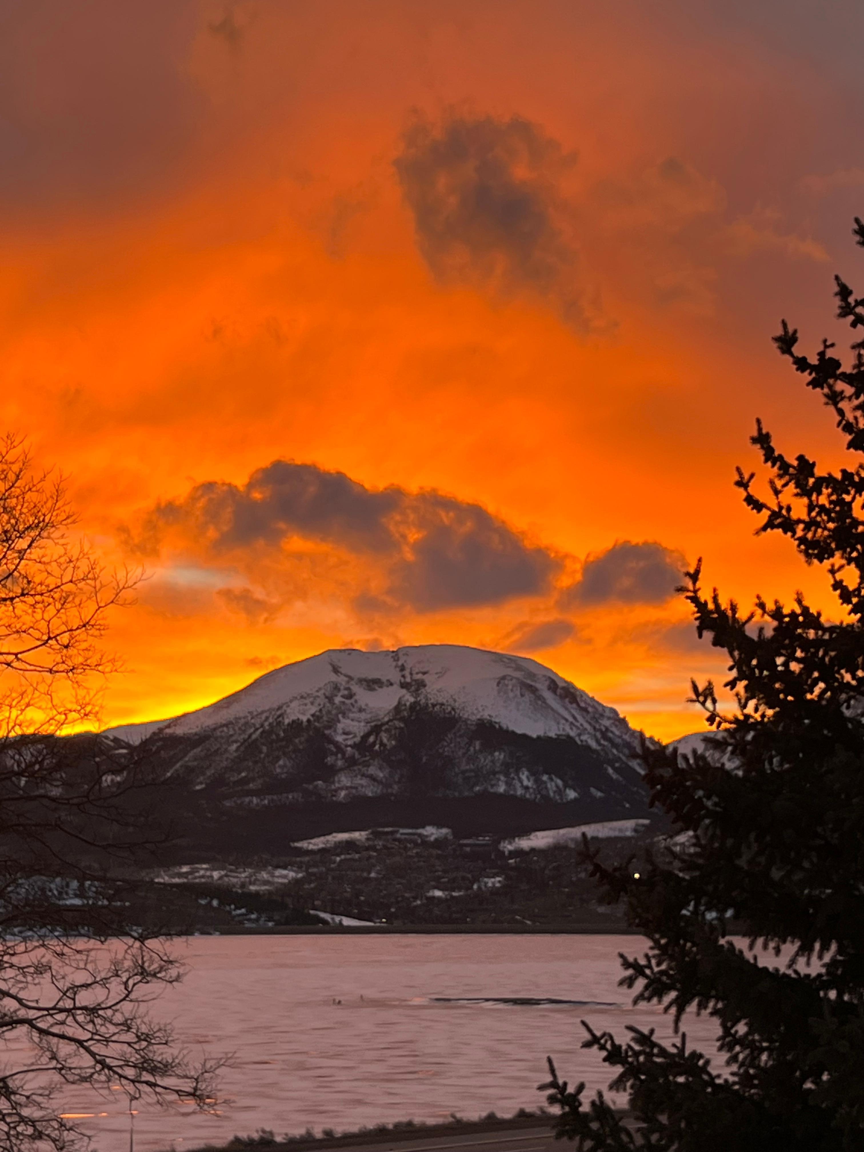 Sunset from the deck