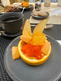 Fruit with breakfast