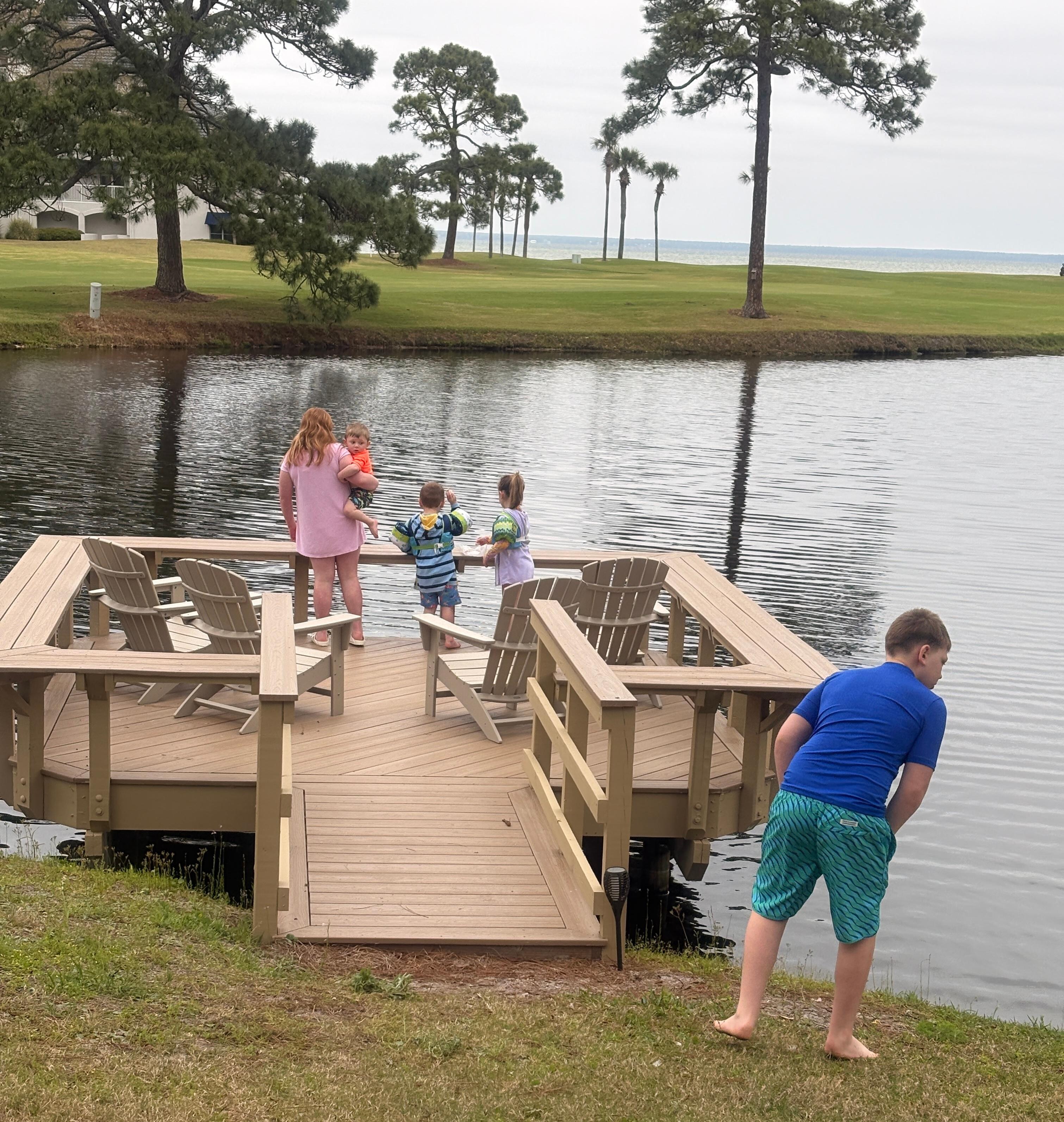 Private dock right outside the unit.