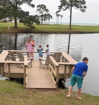 Private dock right outside the unit.