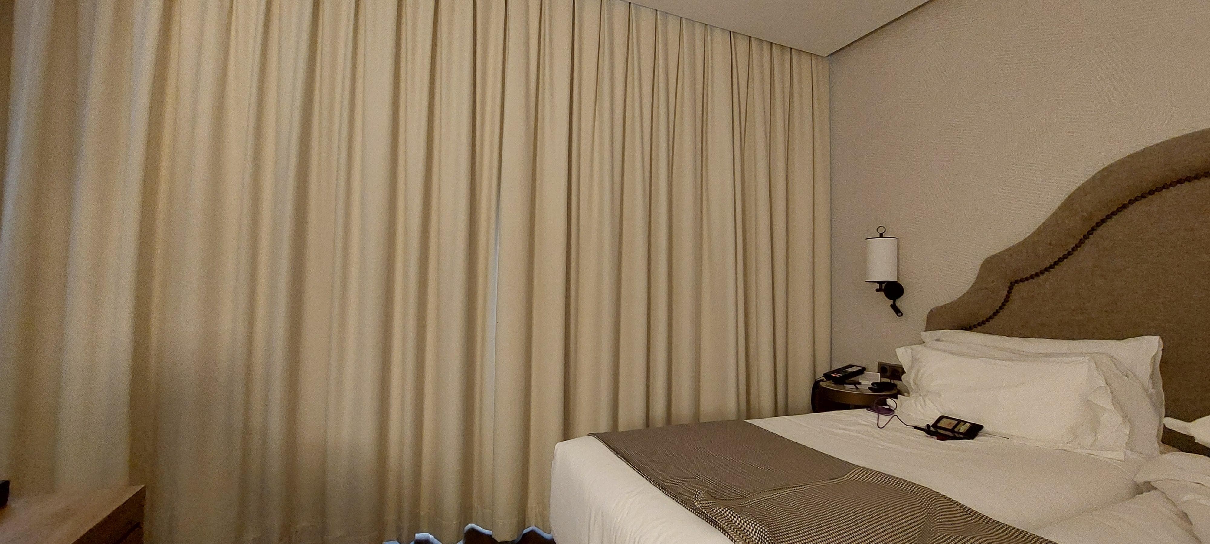 Beds with blackout curtains