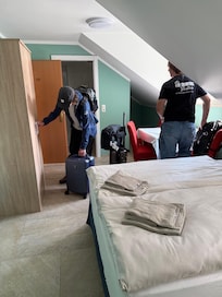 Room looking toward bath.