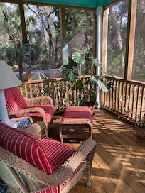 Beautiful screened in porch!