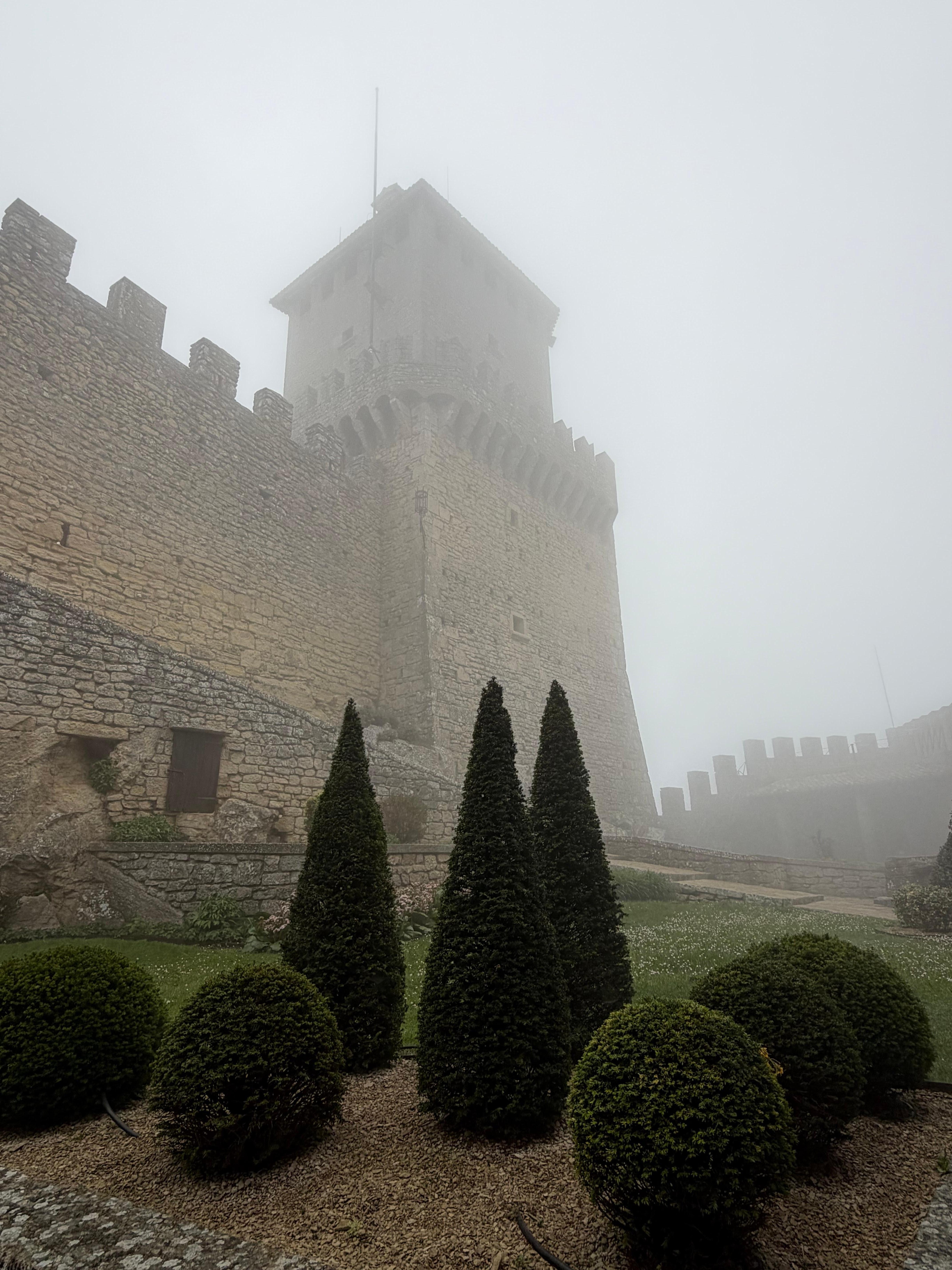 Tower in the fog