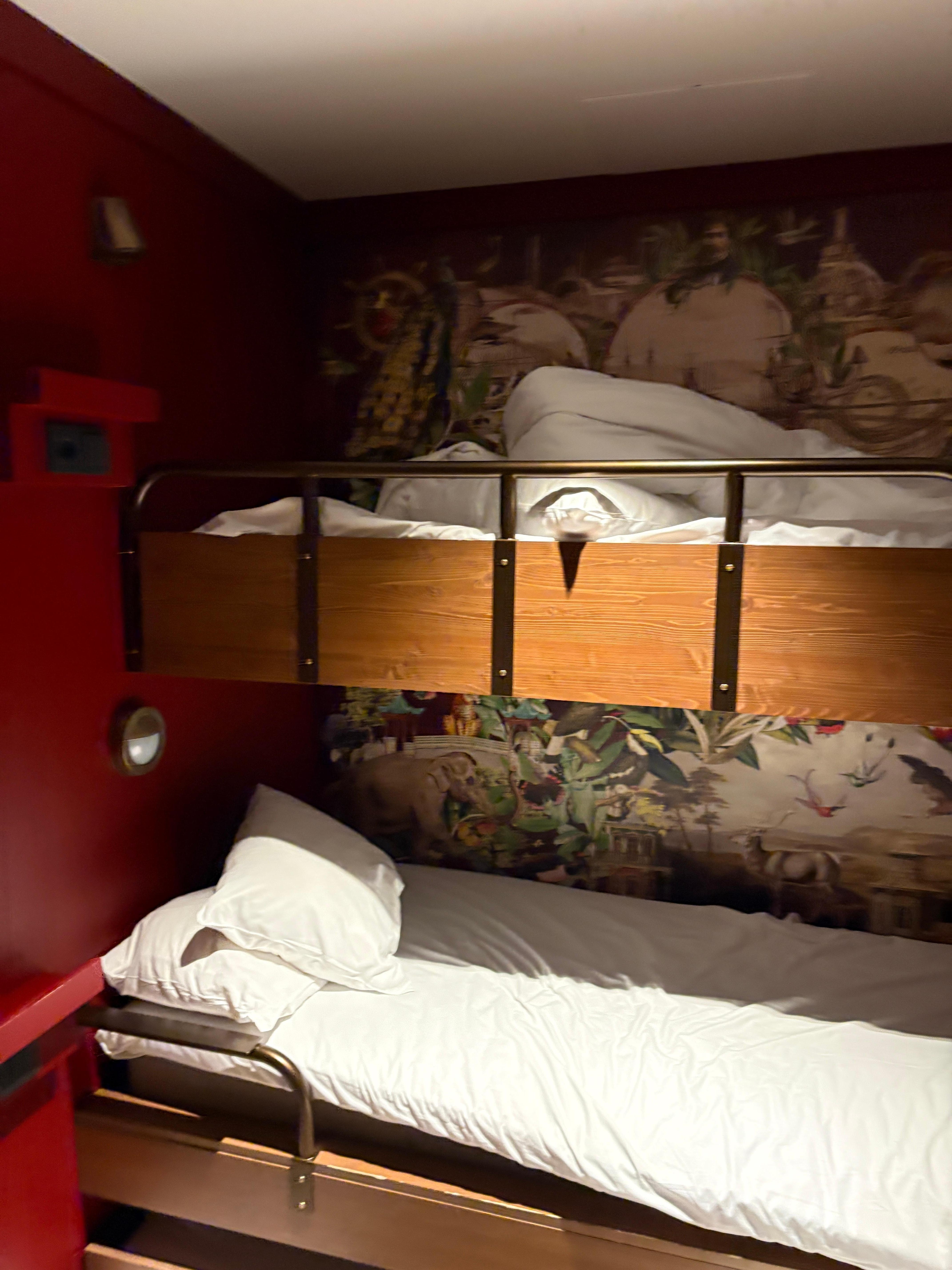 Bunk beds in the room
