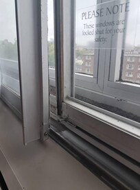 The windows and the a.c