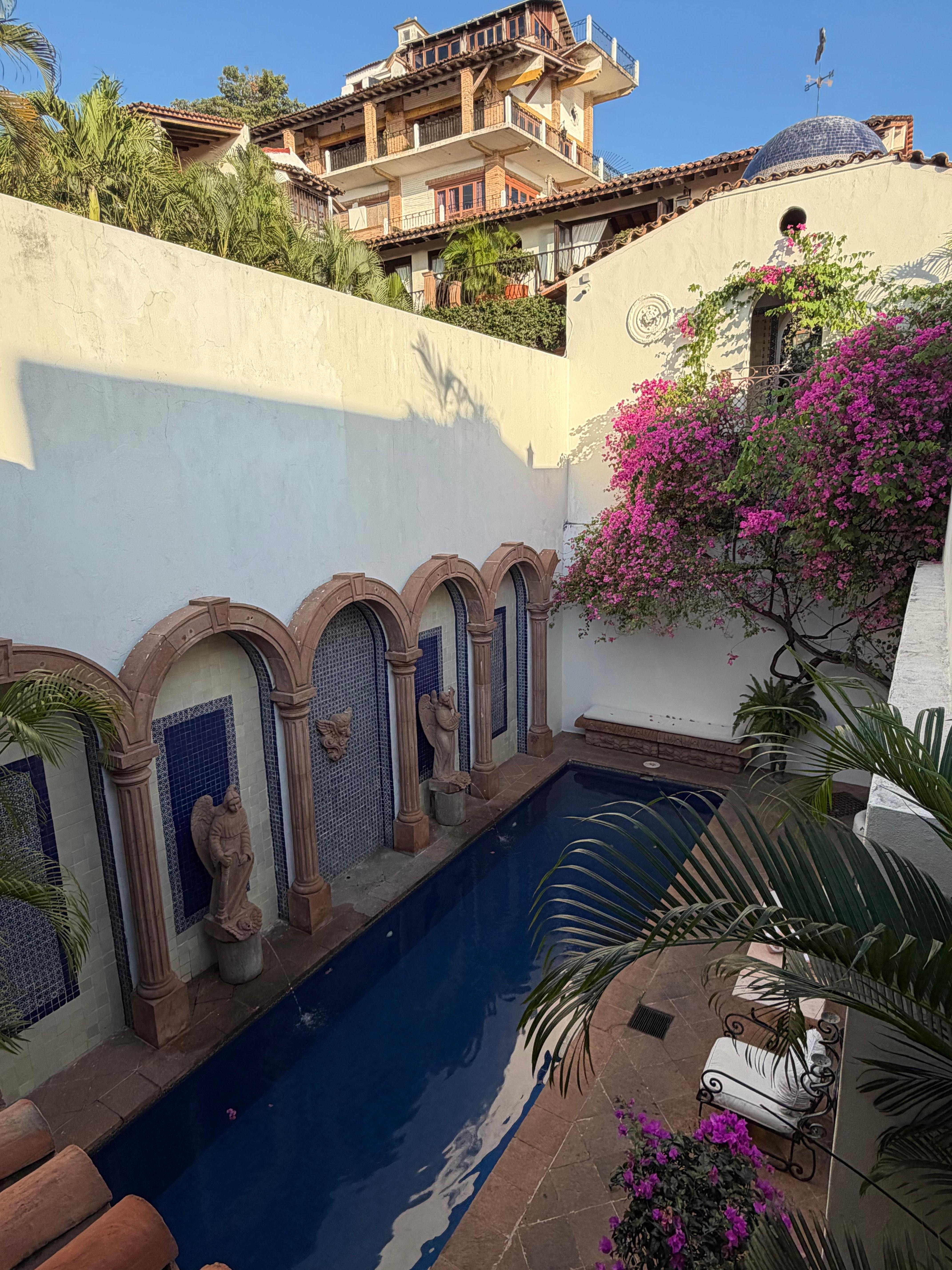 One of the pools open 23 hours