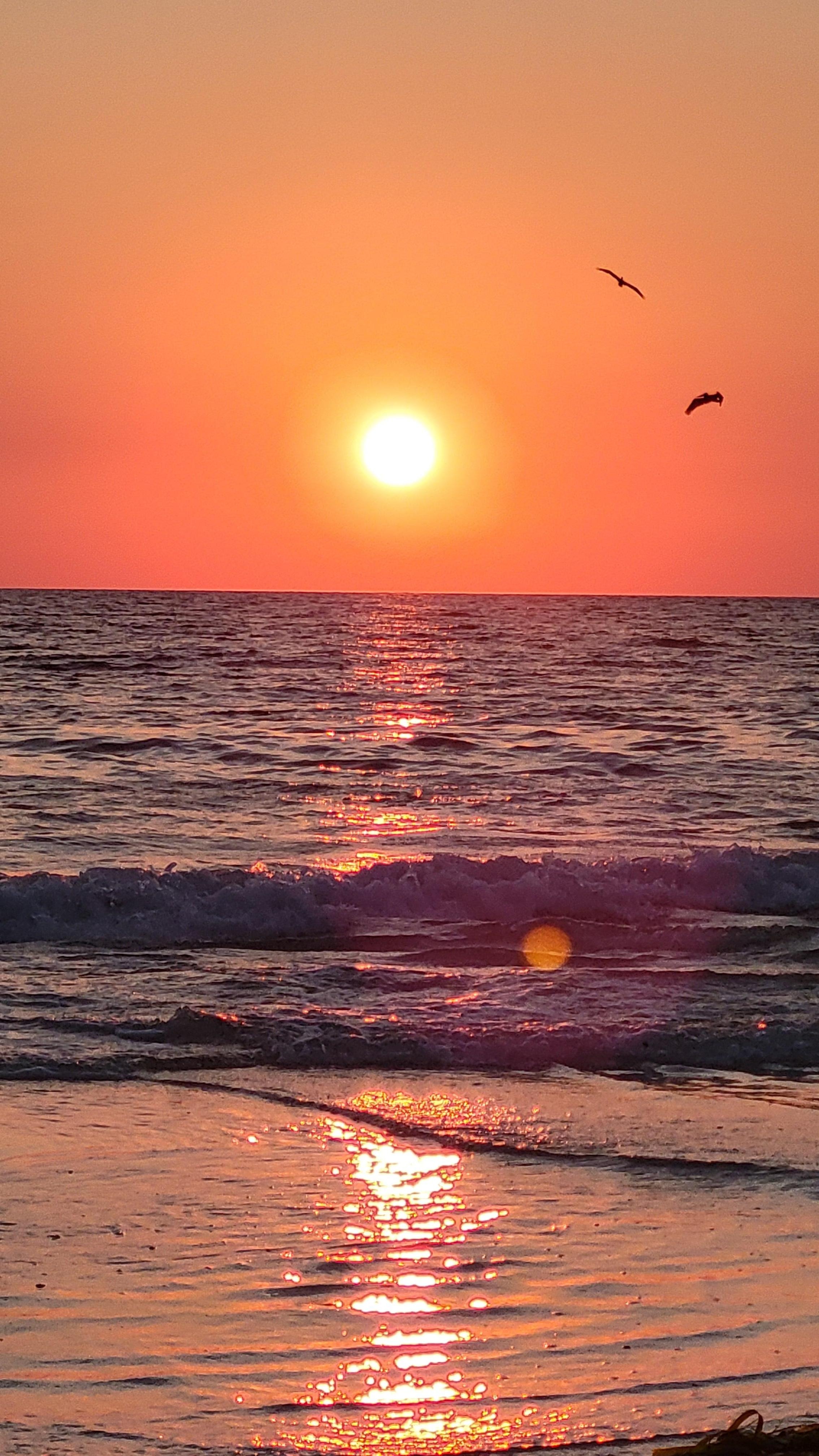 Sunset at the same beach