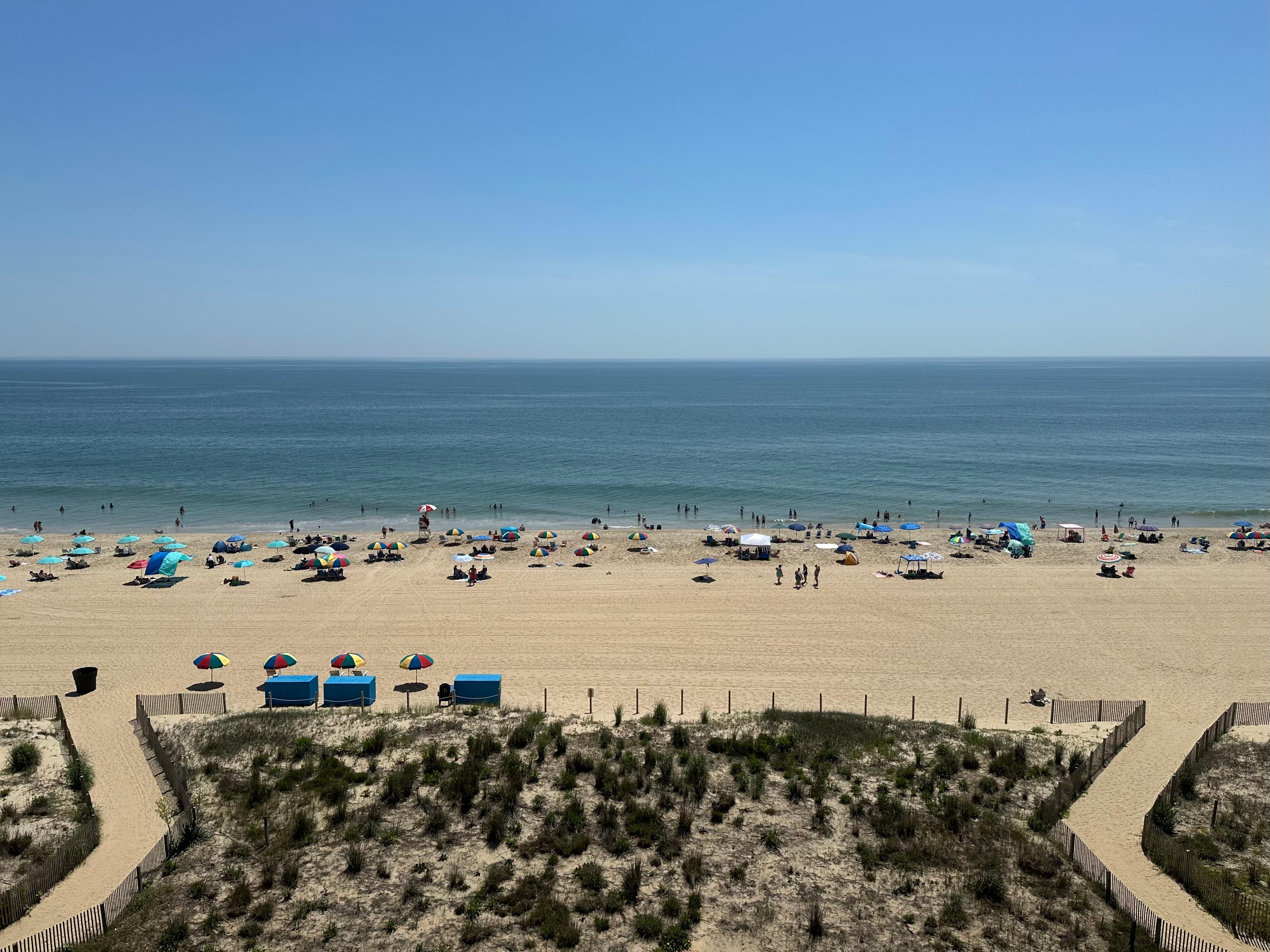 View from the balcony. 