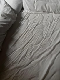 Unchanged bedding on day of arrival.