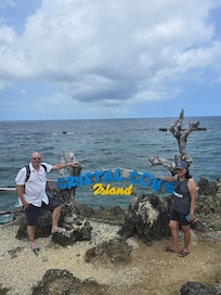 Island hopping.