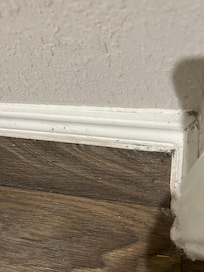 Dirty floor and cobwebs