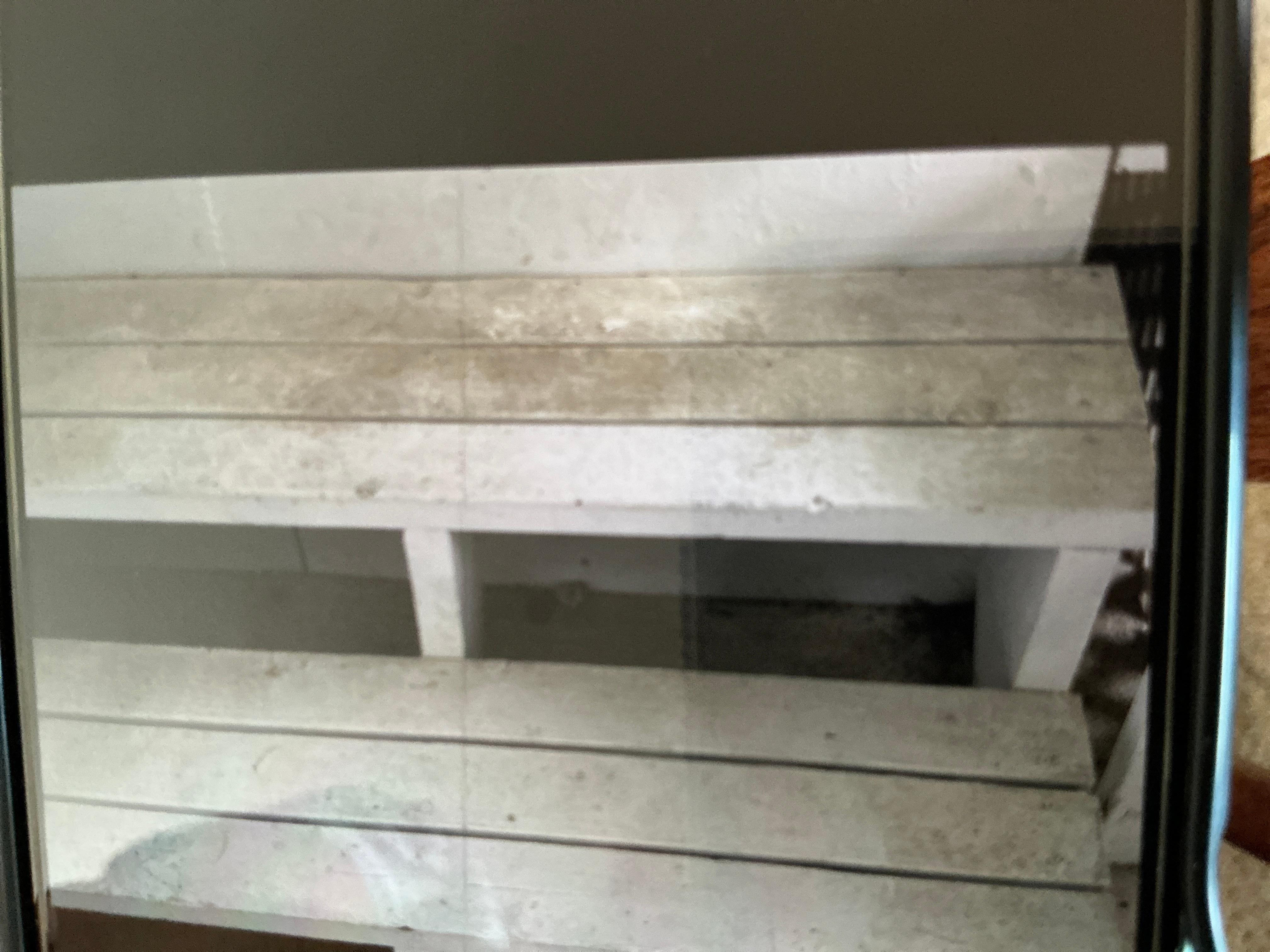 Steps into laundry area