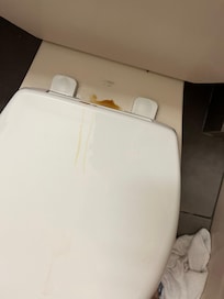 This is where it dripped down sometimes if someone was on the toilet.