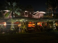 A bar and restaurant where I was lured by the twinkling lights and piano playing
