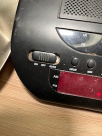 Look at the embedded grime in the slider button