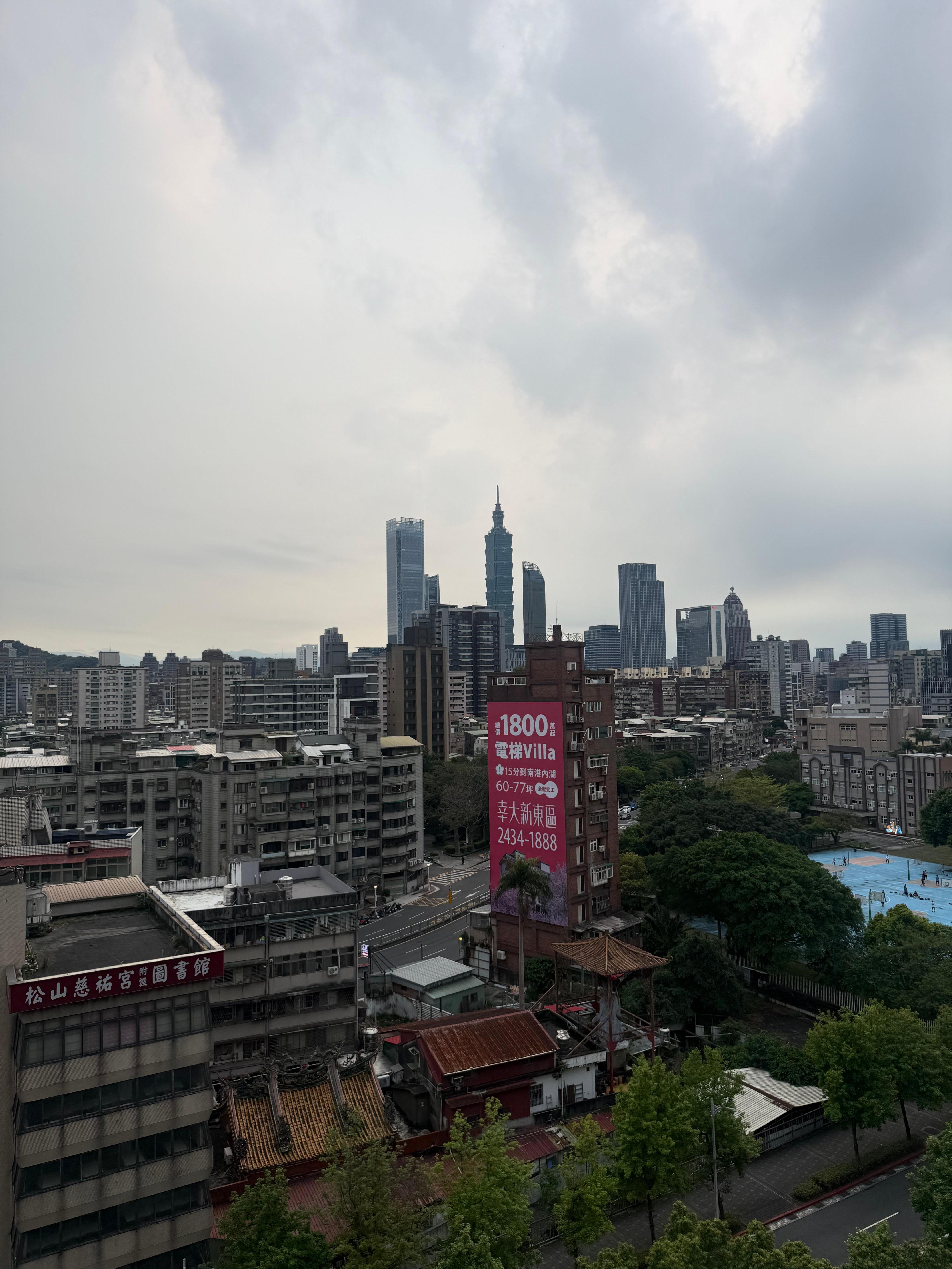 View from the 10th floor terrace 