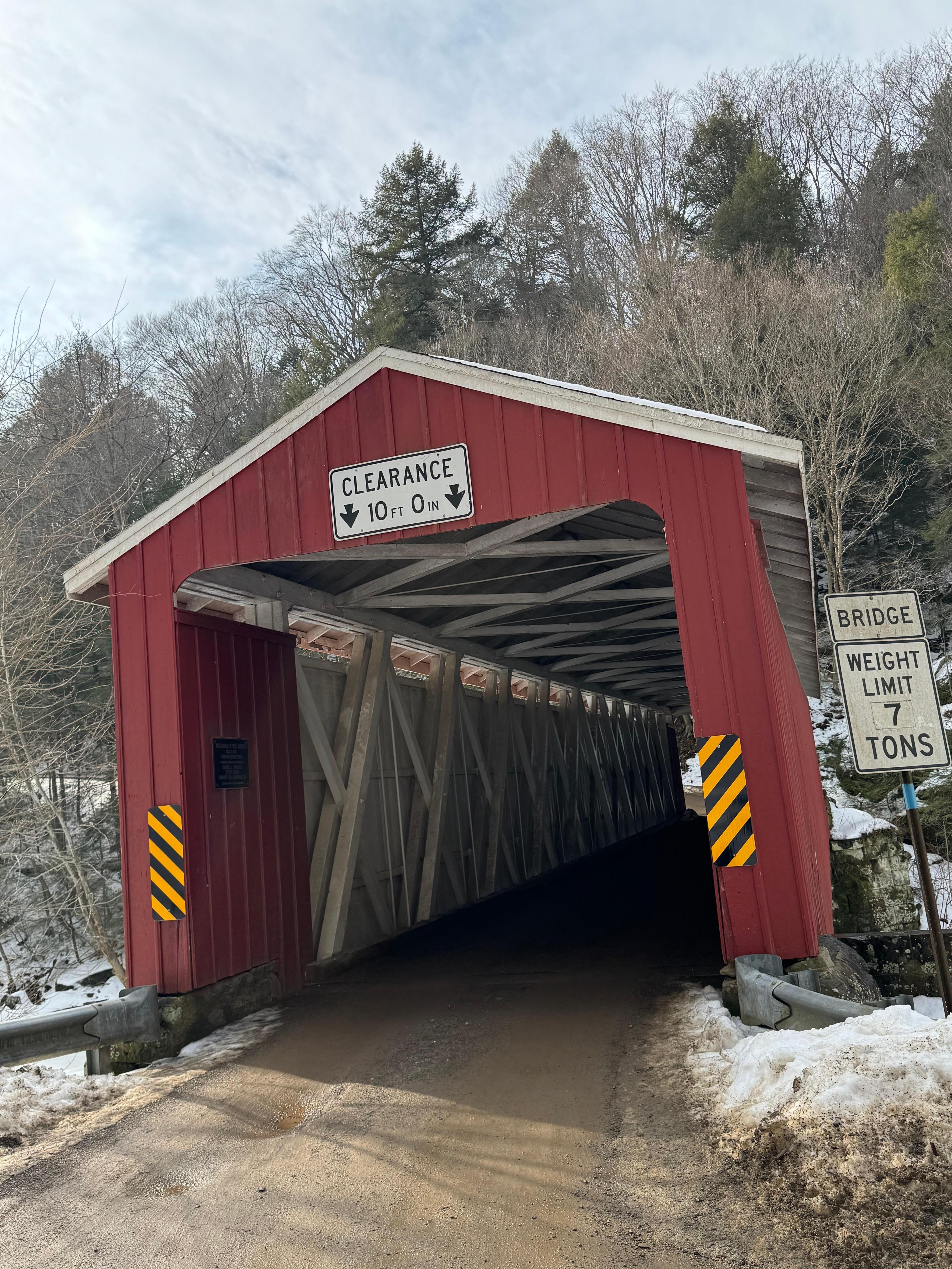 Covered bridge at McConnells Mill state park