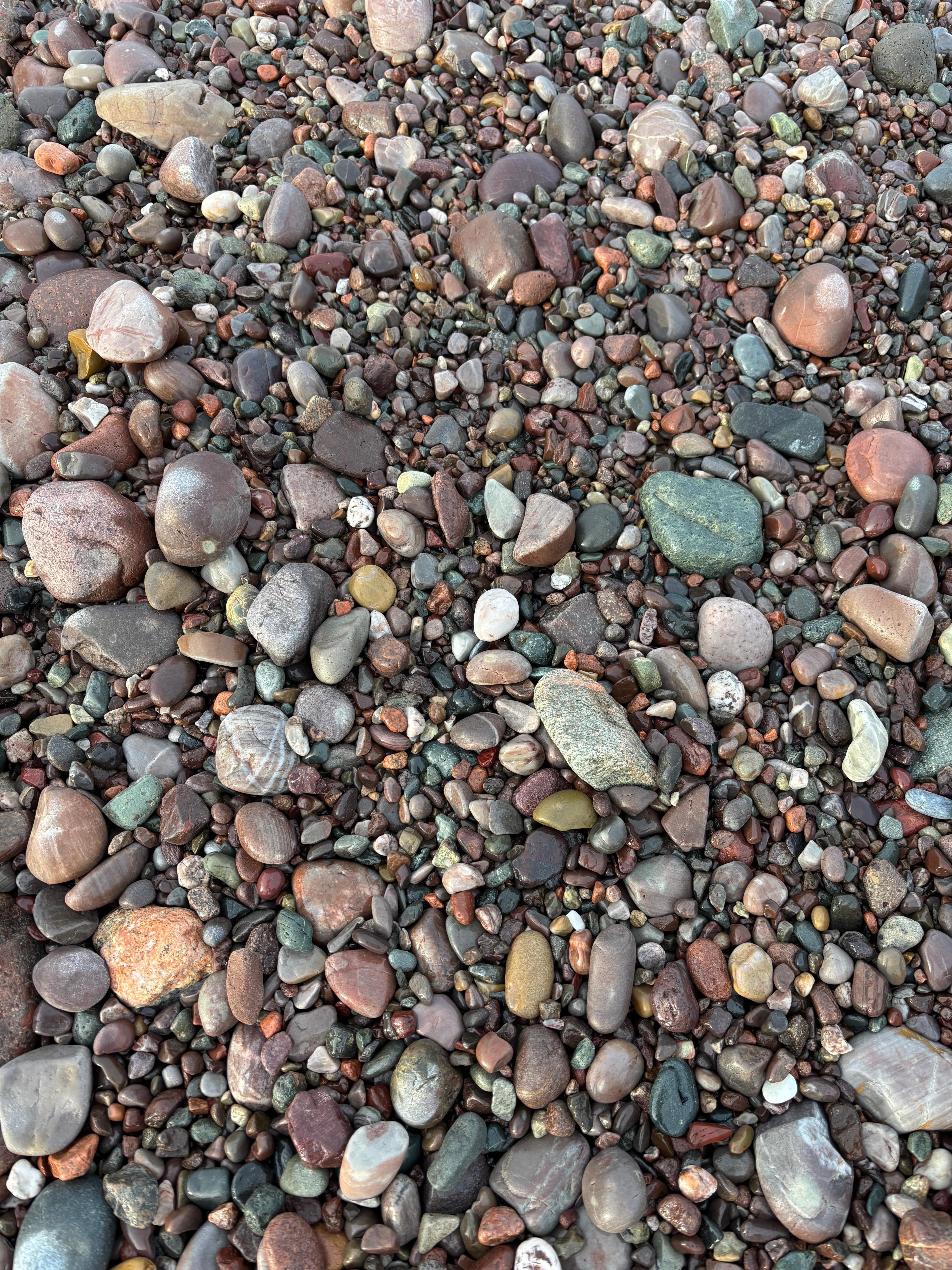 The beach with beautiful rocks 