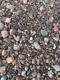 The beach with beautiful rocks