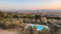 Blick vom Balkon