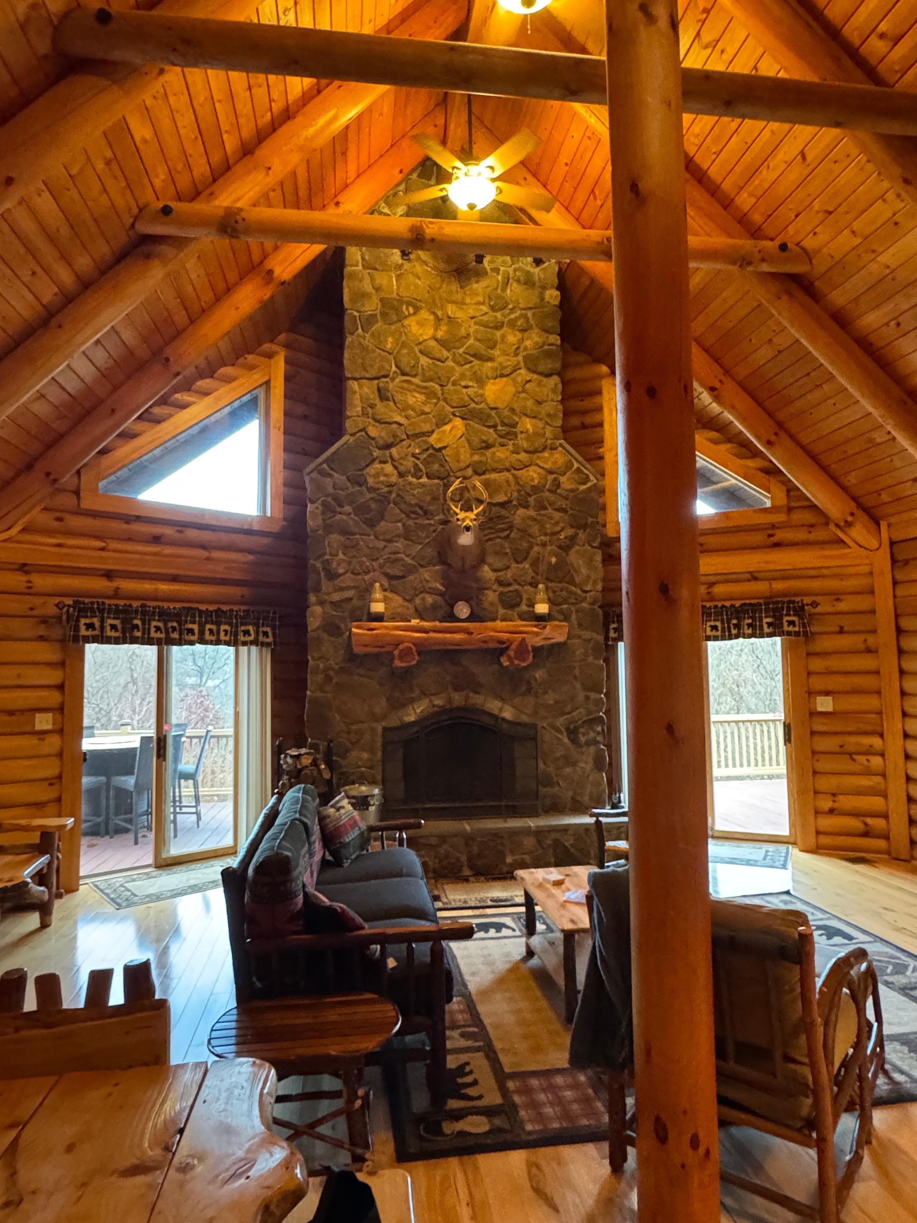 Upstairs great room.