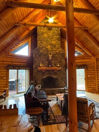 Upstairs great room.