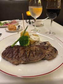 Rib eye is the way to go at the steak house