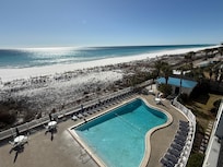 From the gulf front balcony