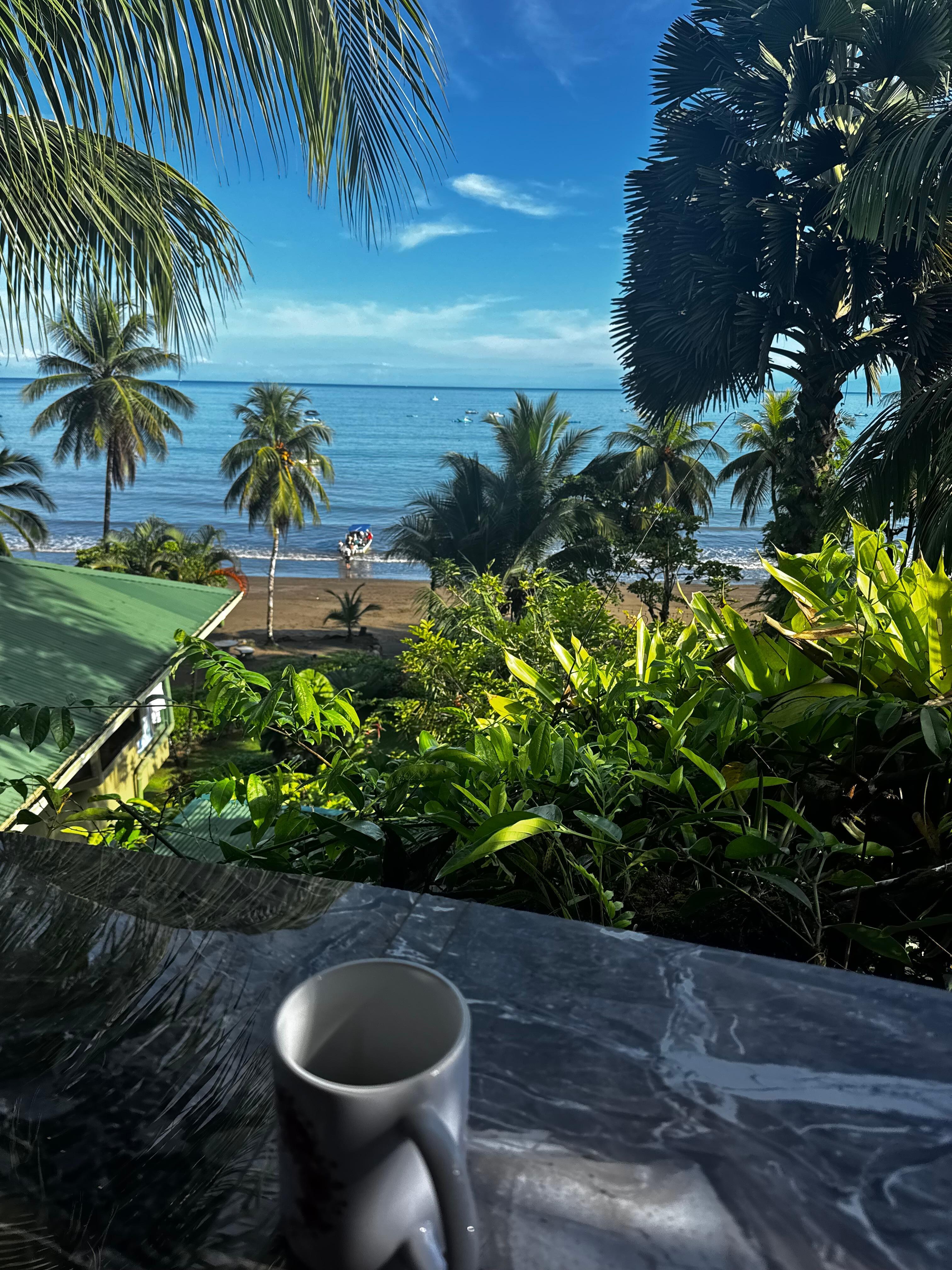 Coffee on the balvony