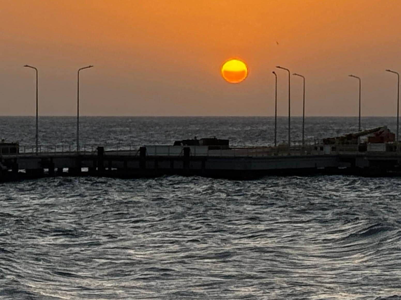 View from our balcony