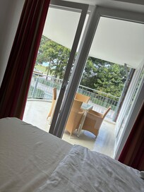 Aussicht aus einen der Schlafzimmer