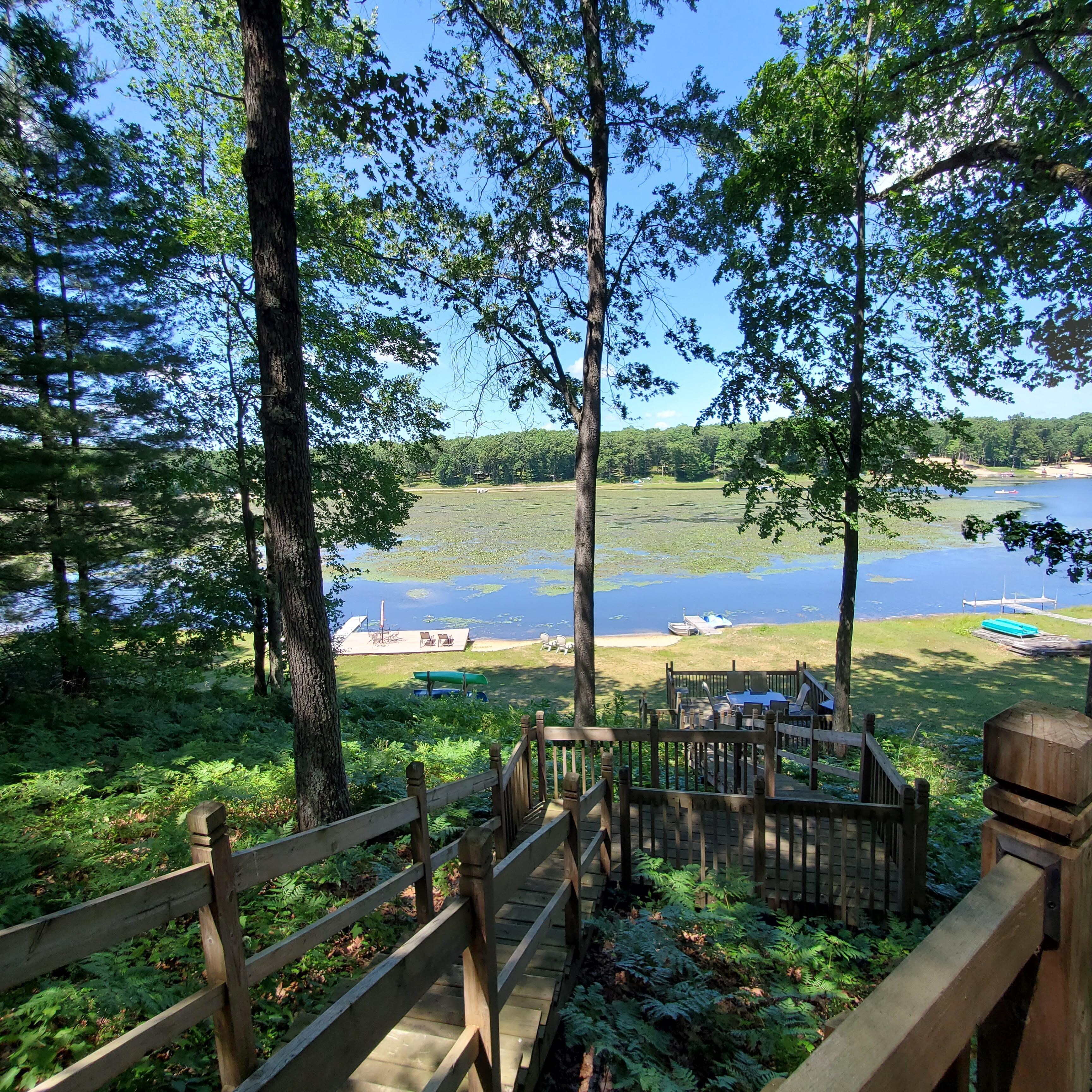 Multiple decks to enjoy Lakeview