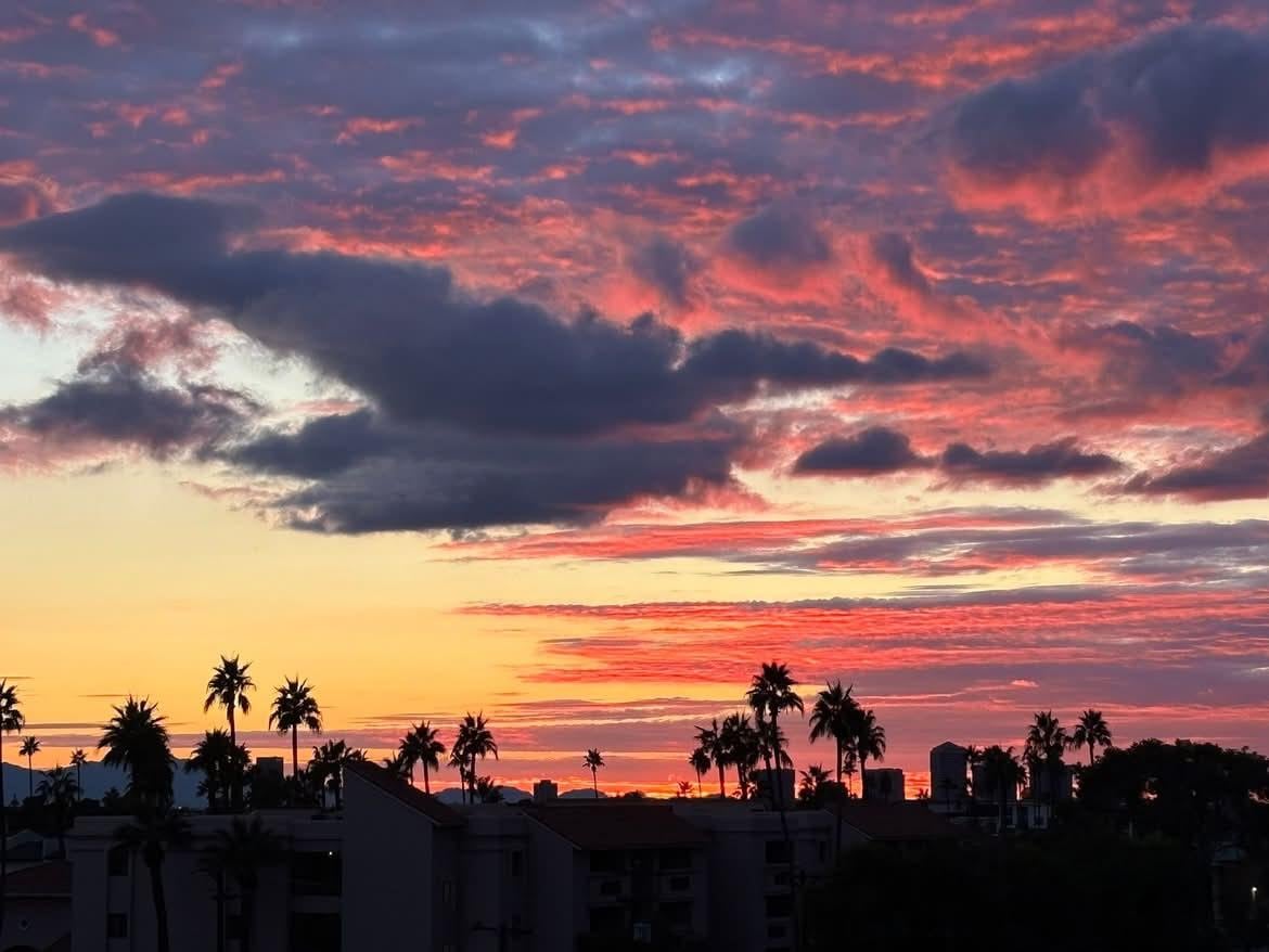 Sunset from the roof