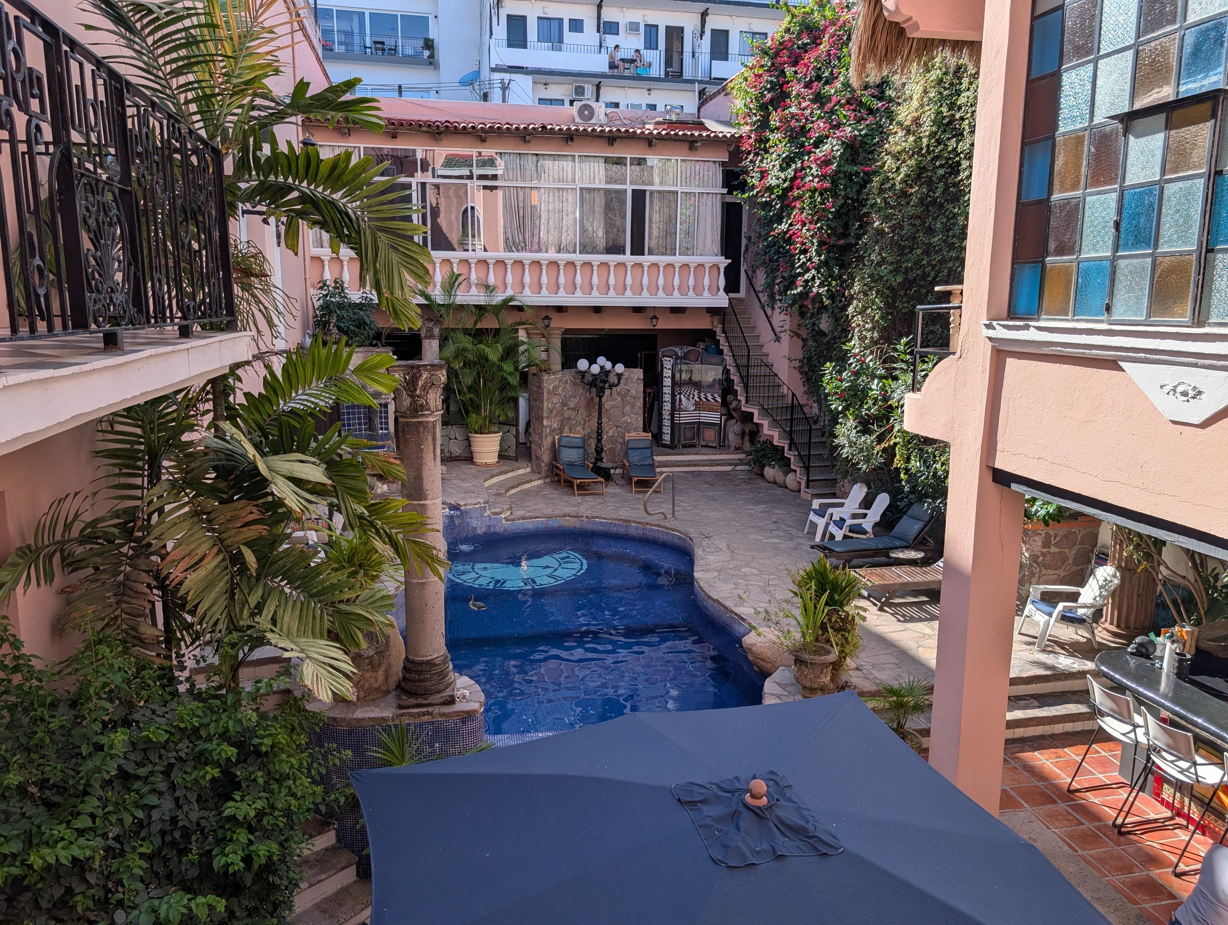 View from the balcony of the Julieta Suite.