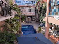 View from the balcony of the Julieta Suite.