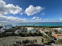 호텔 룸에서 보이는 전망