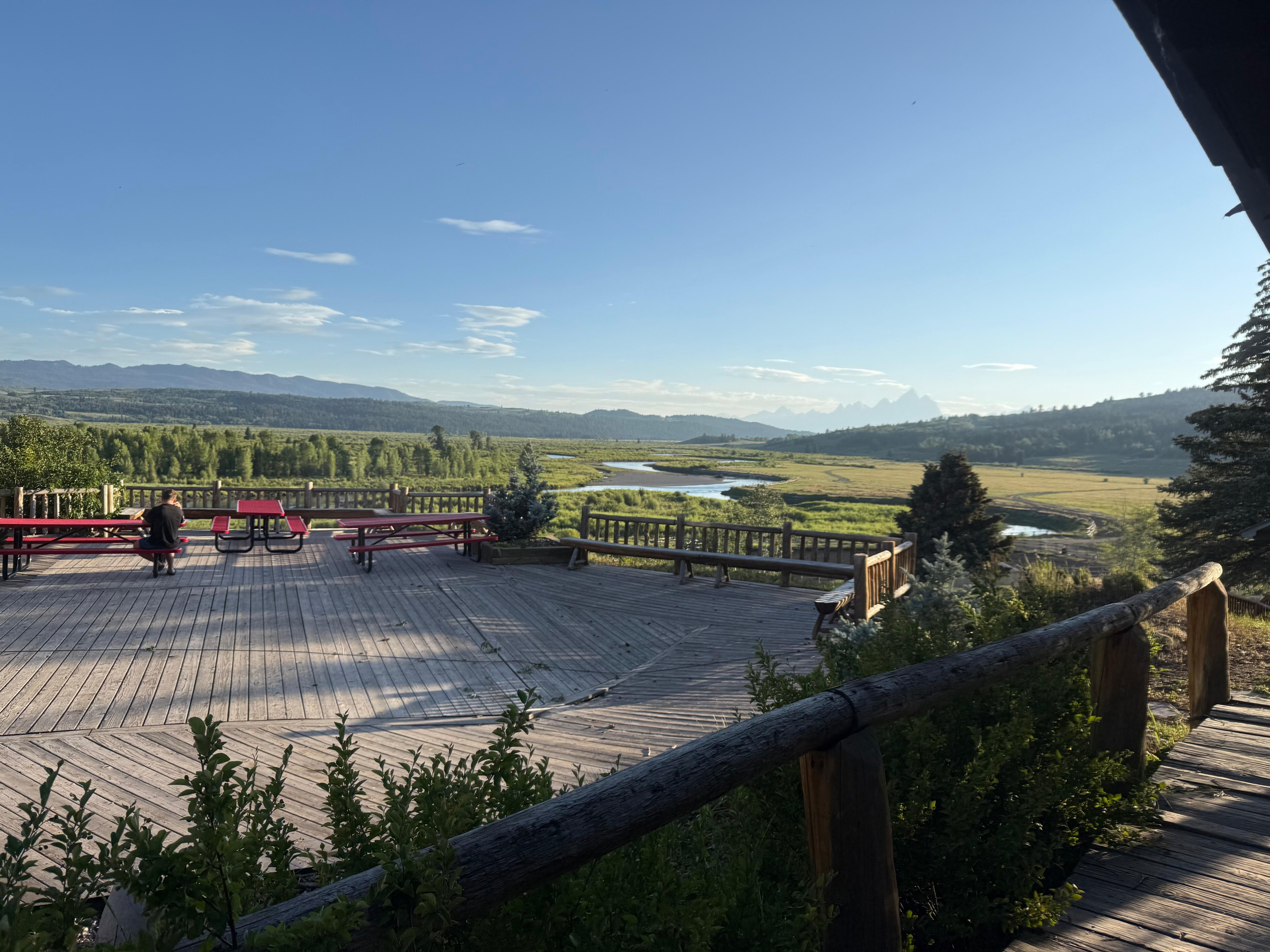 View from our cabin 