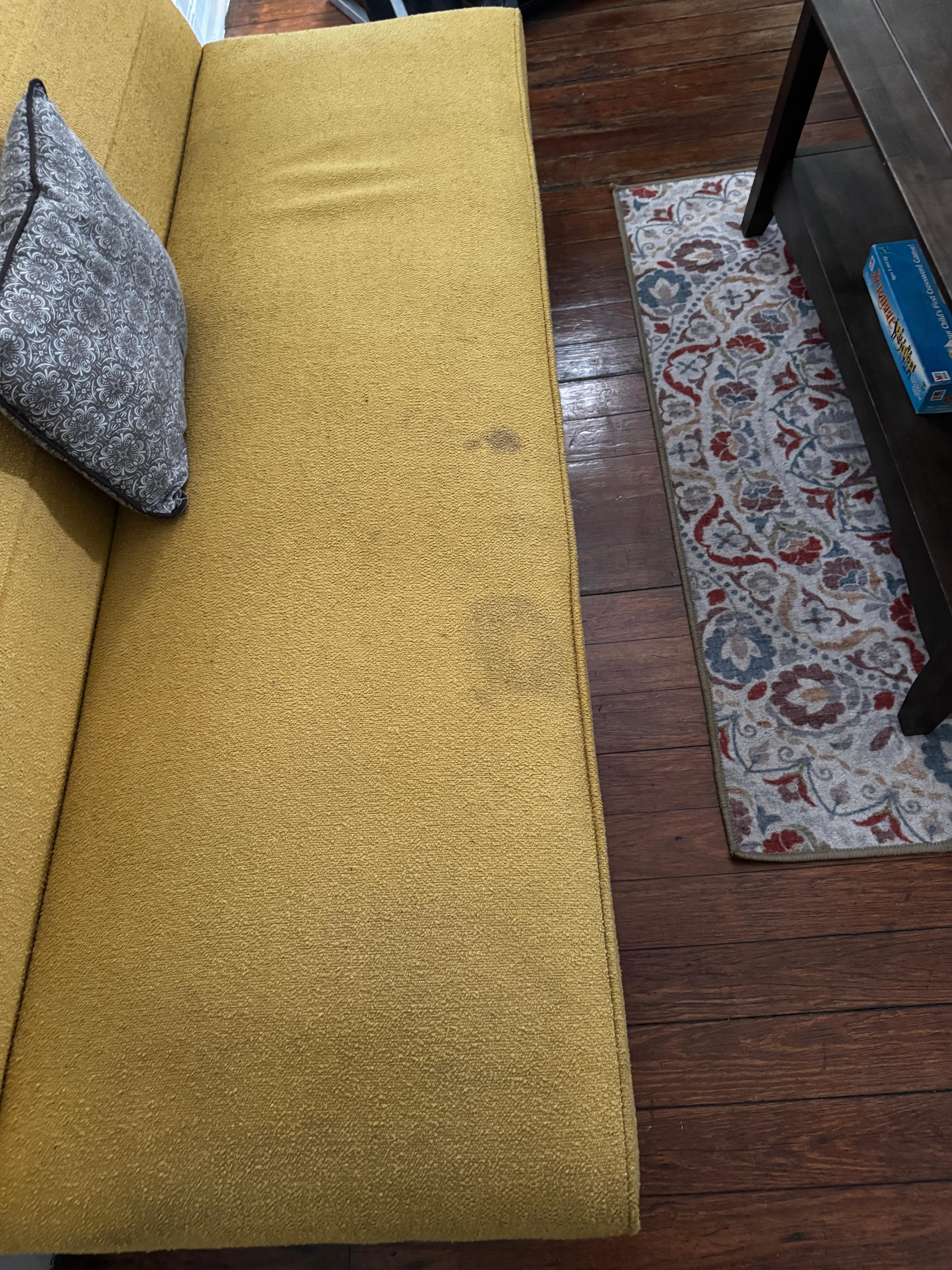 Stained couch