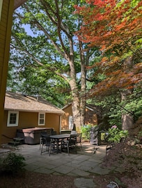 Private backyard area.