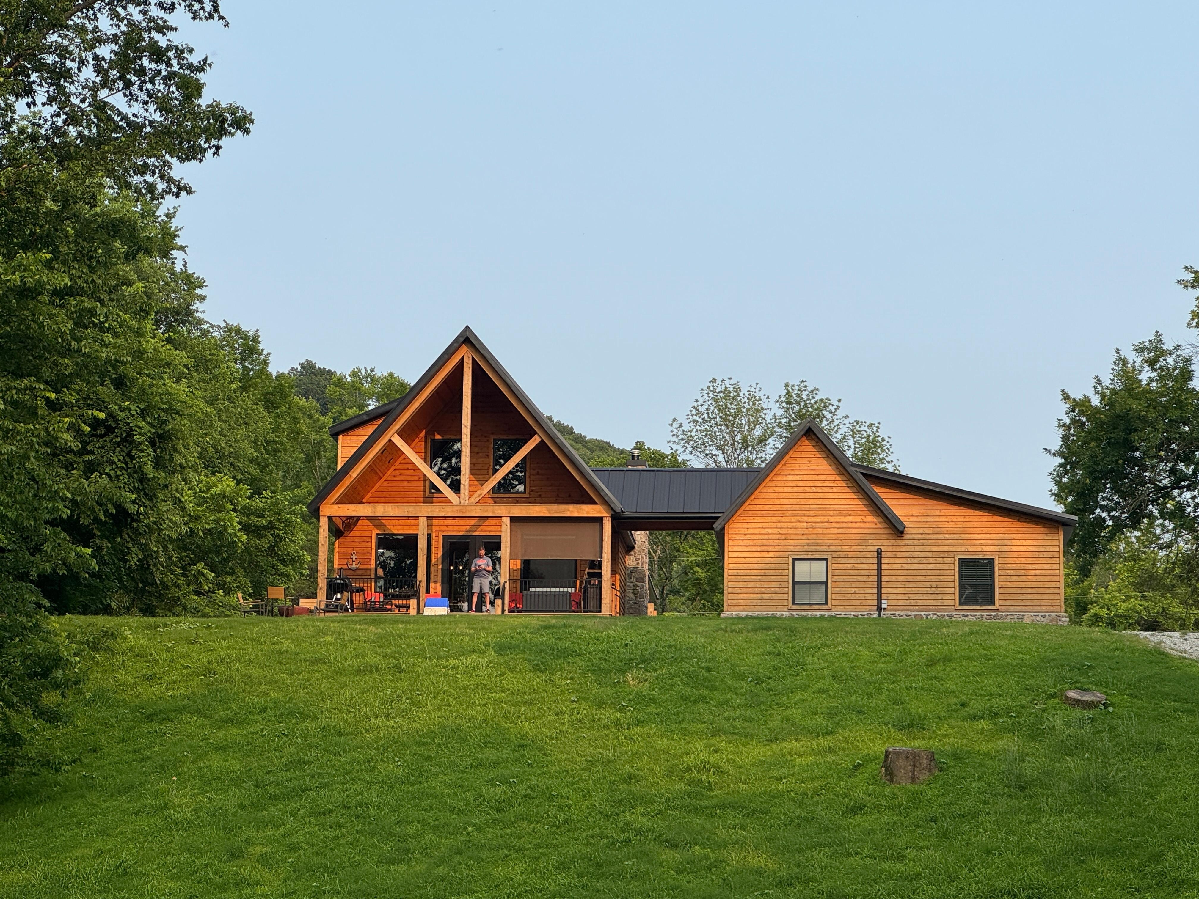 View from the river side