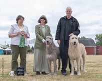 Sorcha & Griffin winning best mother & son.