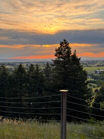 Sunset on our first night