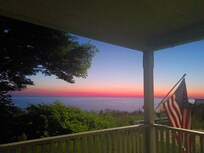 Sunrise from the porch.