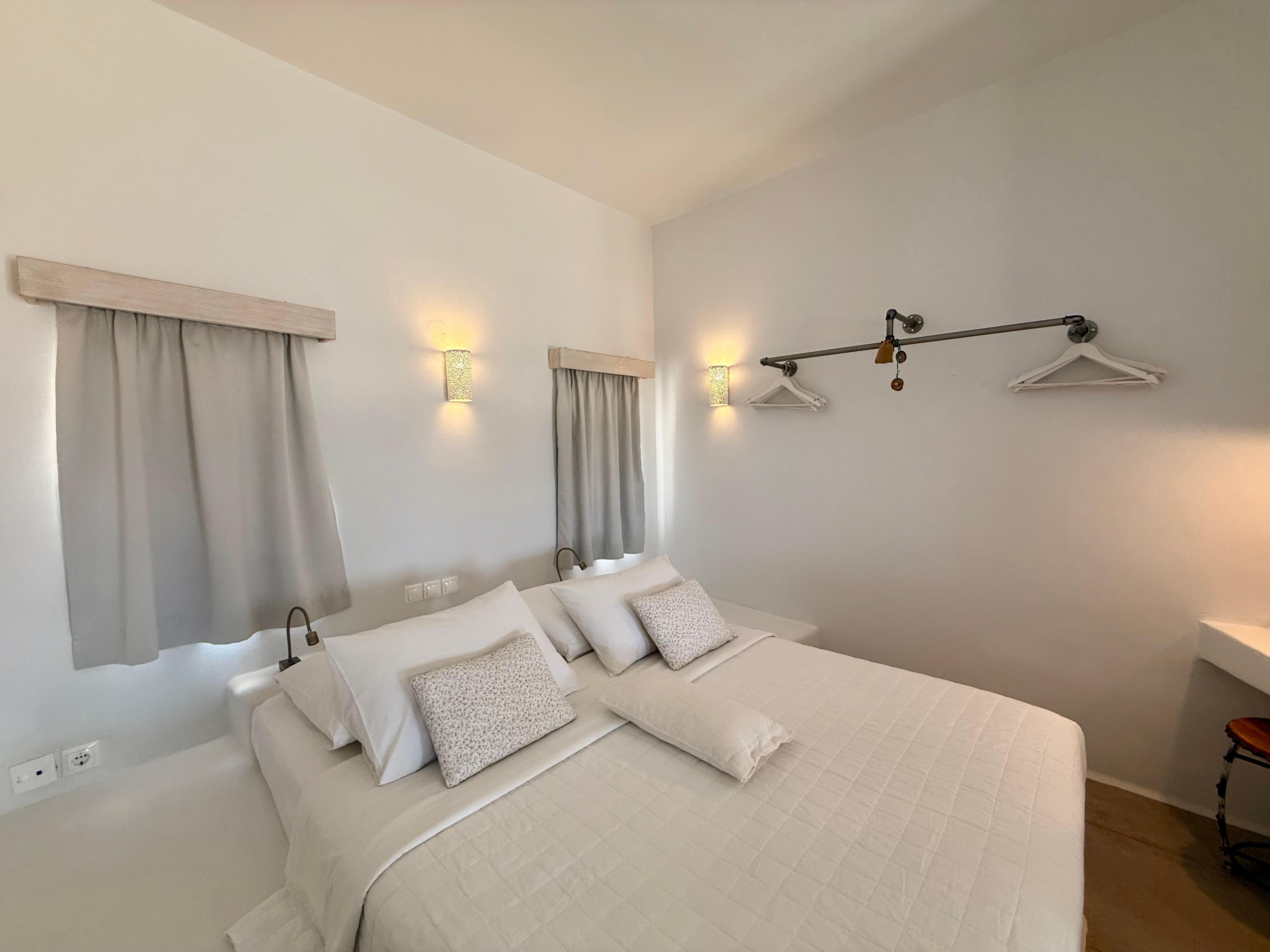 View of bed