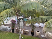 The second pool area