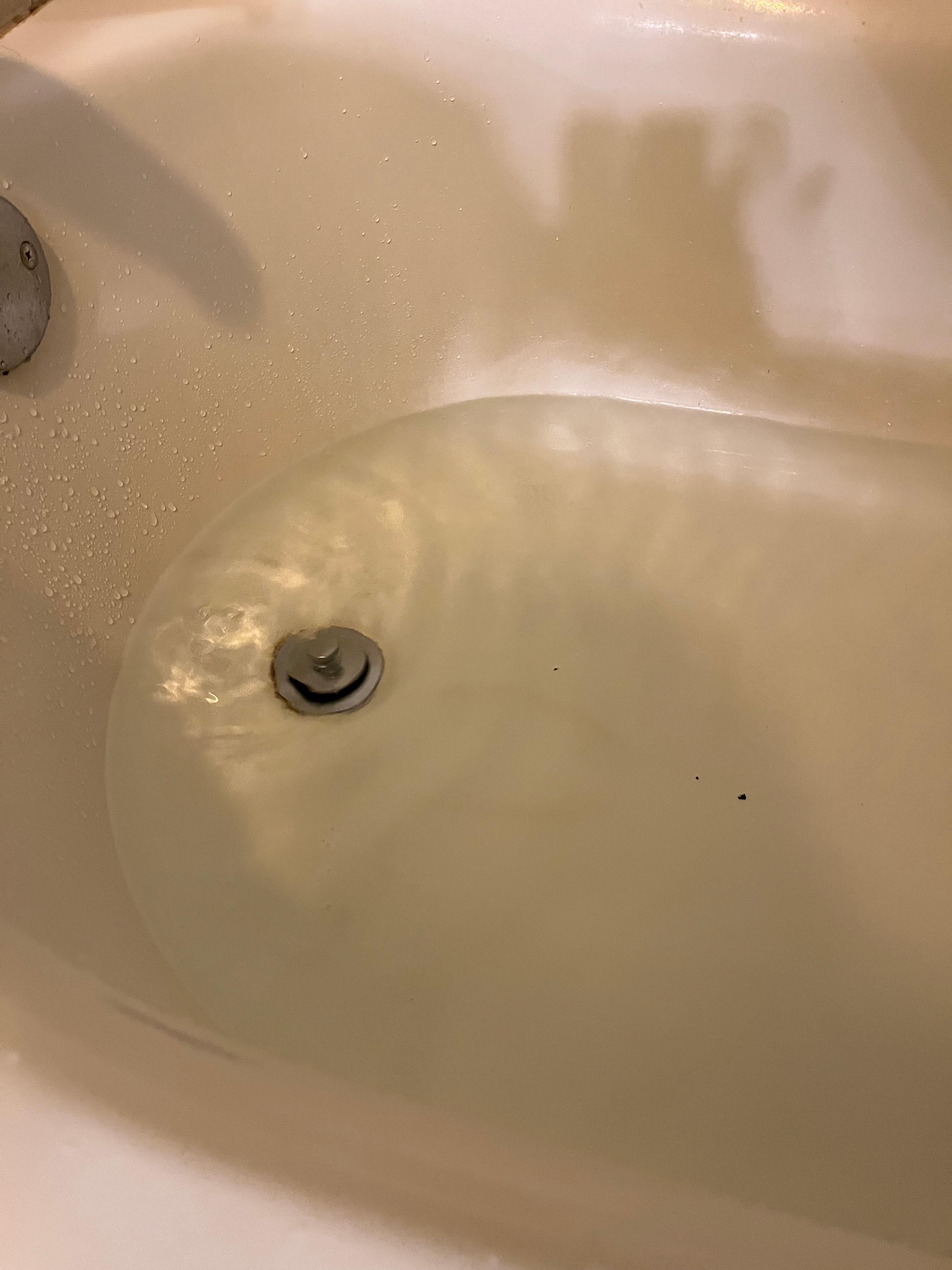 Upstairs kept clogging up