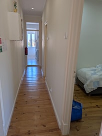 hall to kitchen and primary bedroom