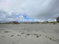 The hotel from the beach.