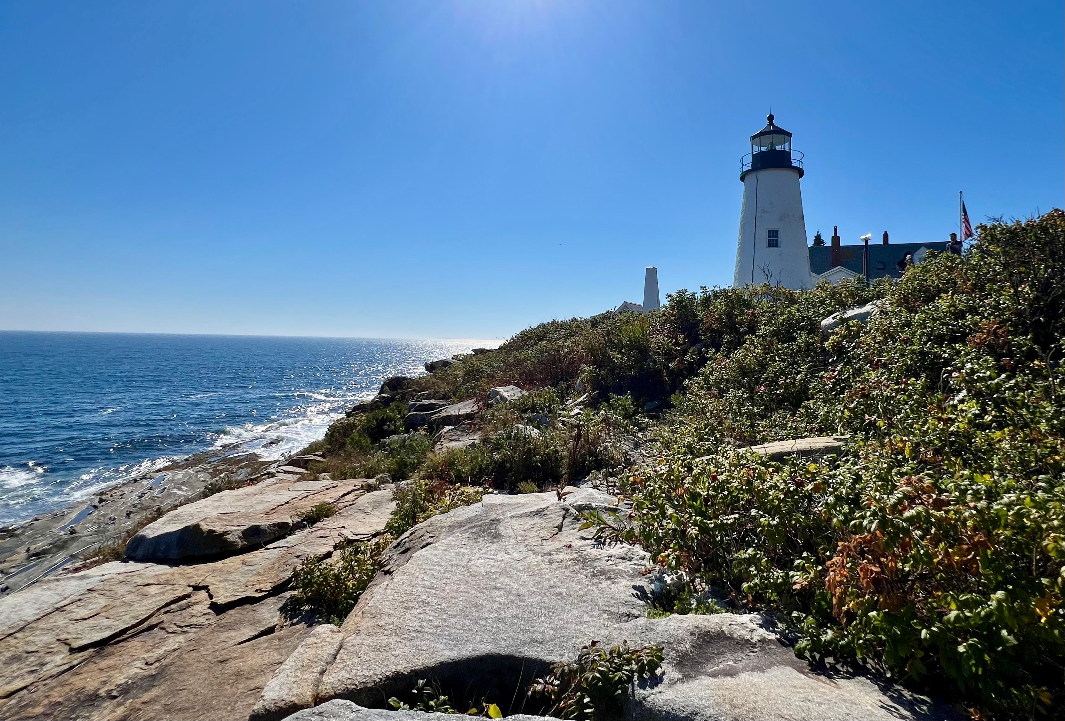 We drove over to Pemaquid Point Lighthouse (about 90 min away but one that you can actually enter the lighthouse)